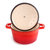 BergHOFF Neo 3QT Cast Iron Round Covered Dutch Oven, Red