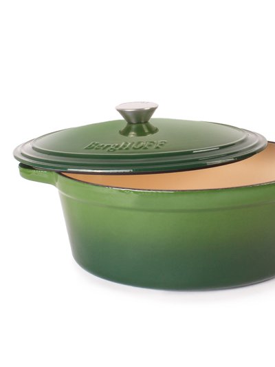 BergHOFF BergHOFF Neo 5 Qt Cast Iron Oval Covered Casserole, Green product