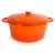 BergHOFF Neo 7QT Cast Iron Round Covered Casserole, Orange - Orange