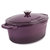 BergHOFF Neo 8QT Cast Iron Oval Covered Casserole, Purple