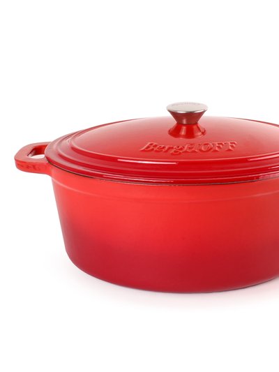 BergHOFF BergHOFF Neo 8QT Cast Iron Oval Covered Casserole, Red product