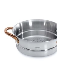 BergHOFF Ouro Gold 18/10 Stainless Steel 8"/ 9.5" Steamer with Two Side Handles - Stainless Steel