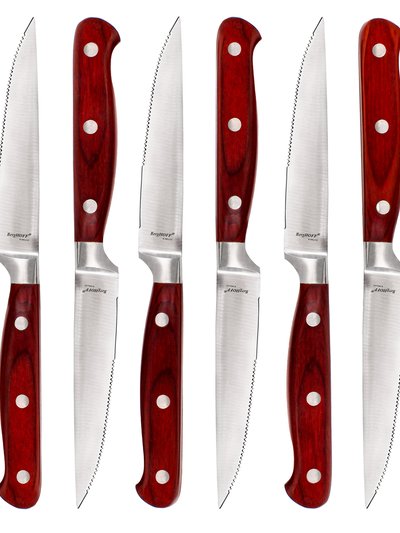 BergHOFF BergHOFF Pakka 12" Stainless Steel Steak Knife, Set of 6 product