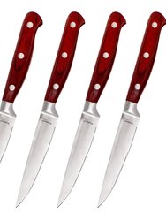 BergHOFF Pakka 4PC Stainless Steel Steak Knife Set