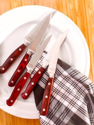 BergHOFF Pakka 4PC Stainless Steel Steak Knife Set