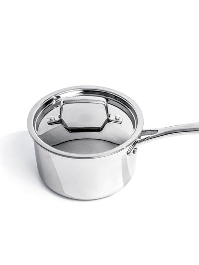 BergHOFF BergHOFF Professional Stainless Steel 10/18 Tri-Ply 3.3 Qt Saucepan with SS Lid, 8" product