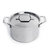 BergHoff Professional Stainless Steel 10/18 Tri-Ply 4Qt Stock Pot with SS Lid, 8" - Stainless Steel