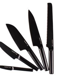 BergHOFF Ron 6pc Knife Block Set Black