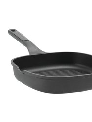 BergHOFF Stone 10.25" Non-stick Grill Pan, 2.2 Qt - Black