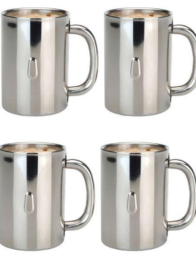 BergHOFF BergHOFF Straight 18/10 Stainless Steel Coffee Mugs, Set of 4 product
