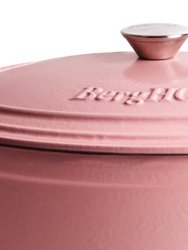 Cast Iron 3qt Round Stockpot - Pink