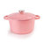 Cast Iron 3qt Round Stockpot - Pink - Pink