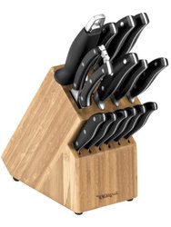 Essentials 15Pc Stainless Steel Cutlery Set with Block