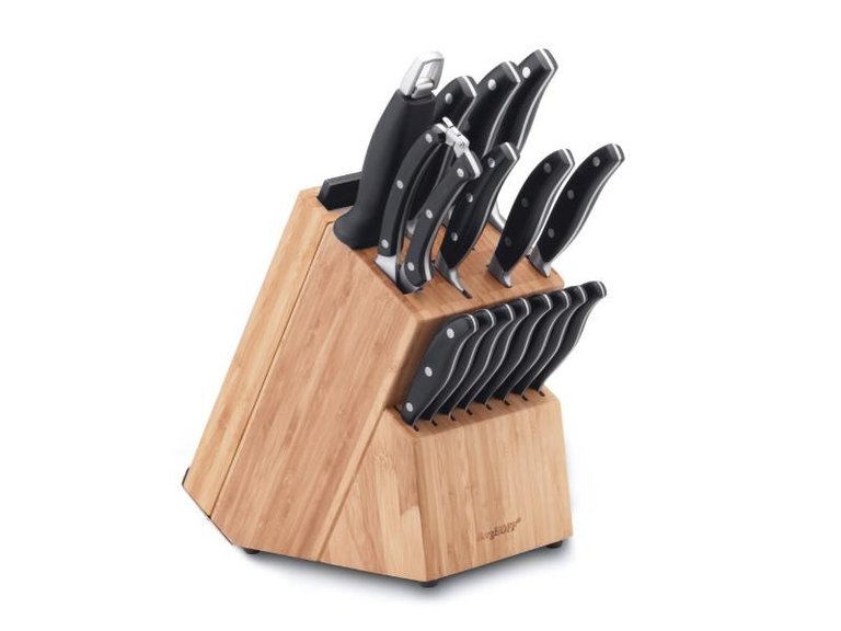 Essentials 20Pc Stainless Steel Cutlery Set with Block