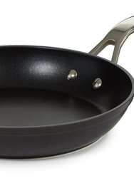 Essentials 2Pc Non-Stick Hard Anodized Fry Pan Set, Black