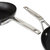 Essentials 5Pc Non-Stick Hard Anodized Cookware Set For Two With Glass Lid, Black