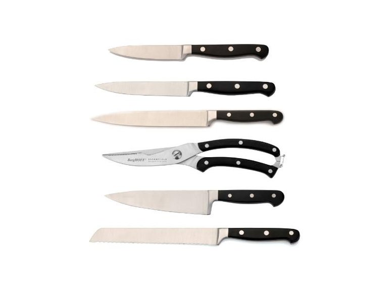 Essentials 6Pc Stainless Steel Triple Riveted Knife Set