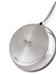 Essentials Belly Shape 18/10 Stainless Steel 4Pc Skillet & Saucepan Set, Metal Lid