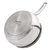 Essentials Belly Shape 18/10 Stainless Steel 4Pc Skillet & Saucepan Set, Metal Lid