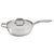 Essentials Belly Shape 18/10 Stainless Steel 9.5" Deep Skillet With Stainless Steel Lid 3.2Qt.