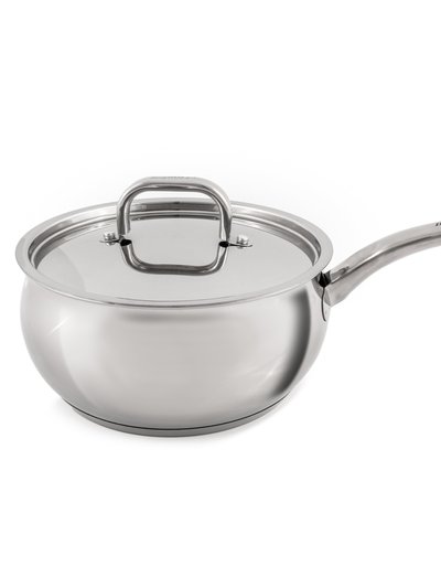 BergHOFF Essentials Belly Shape 18/10 Stainless Steel Sauce Pan With Stainless Steel Lid 3.2Qt. product