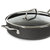 Essentials Non-Stick Hard Anodized 11" Deep Skillet 4.3qt. With Glass Lid, Black