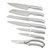 Frame 8Pc Stainless Steel Knife Block Set