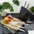 Frame 8Pc Stainless Steel Knife Block Set