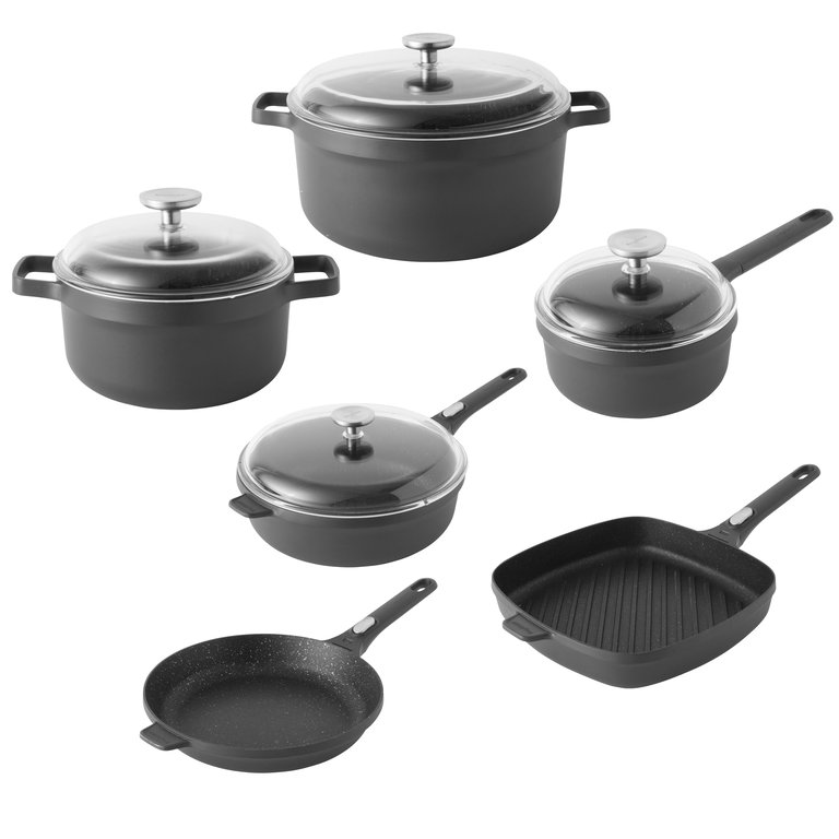 GEM 10Pc Non-Stick Cookware Set