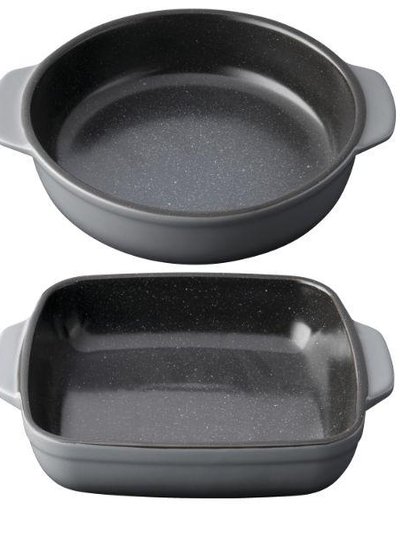 BergHOFF Gem 2Pc 9.5" Round and Square Baking Dish Set product