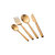 Gem 40 Piece Dinnerware & Flatware Set - White & Gold