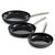 Graphite 3Pc Non-Stick Ceramic Frying Pan Set