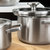 Graphite 5Pc Recycled 18/10 Stainless Steel Cookware Set