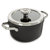 Graphite Non-Stick Ceramic Stockpot 8", 3.3qt. With Glass Lid, Sustainable Recycled Material