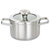 Graphite Recycled 18/10 Stainless Steel Stockpot 6.25", 1.7qt. With Glass Lid