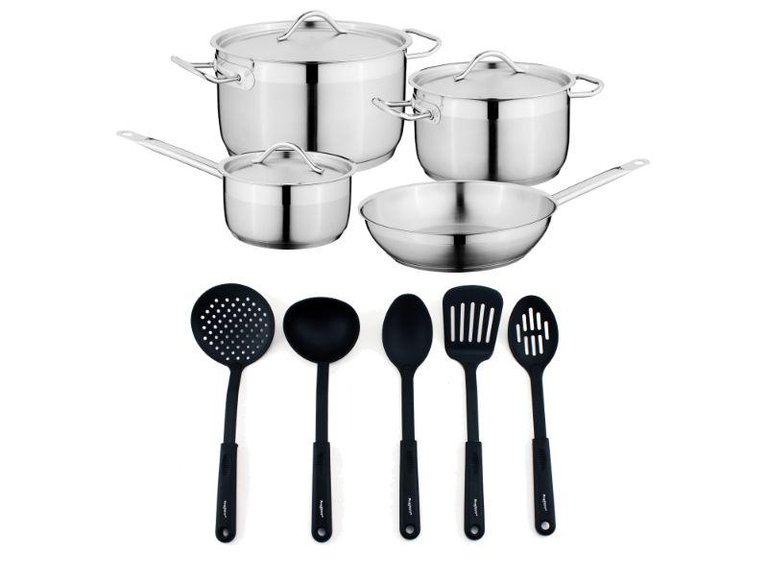 Hotel 18/10 SS 12Pc Cookware Set