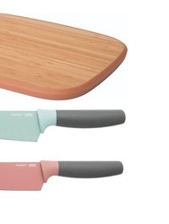 Leo 3pc Chef & Santoku Knife Set