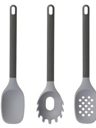 Leo 3pc Serve Set - Gray