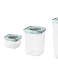 Leo 3Pc Smart Seal Food Container Set - Green - Green
