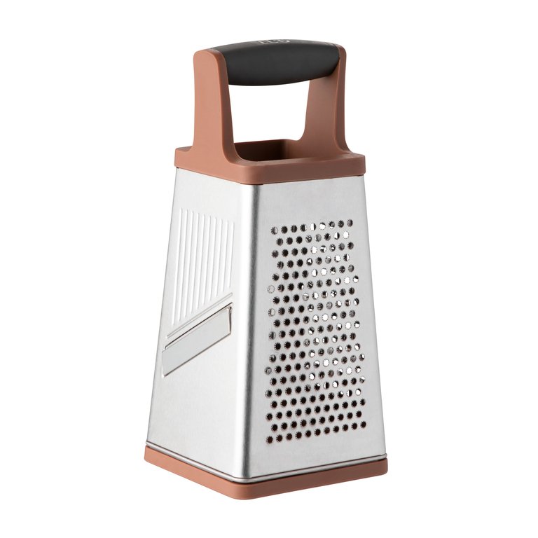 Leo 4-Sided Box Grater 10" - Pink