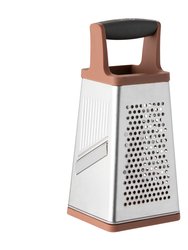 Leo 4-Sided Box Grater 10" - Pink