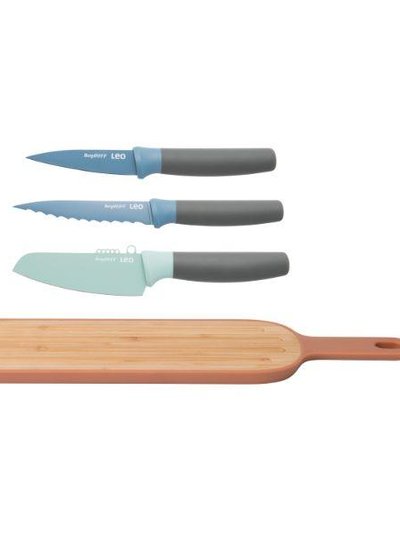 BergHOFF Leo 4pc Cutlery and Board Set, Multicolor product