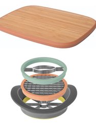 Leo All-in-One Slicer with 14.5" Bamboo Cutting Board