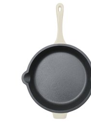 Neo 10" Cast Iron Fry Pan - Meringue