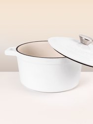 Neo 10 Piece Cast Iron Cookware Set - White