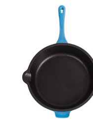 Neo 10Pc Cast Iron Cookware Set - Blue