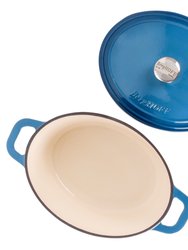 Neo 10Pc Cast Iron Cookware Set - Blue