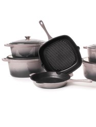Neo 11" Cast Iron Square Grill Pan - Oyster