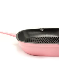 Neo 11" Cast Iron Square Grill Pan - Pink