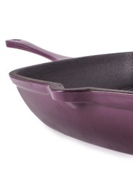 Neo 11" Cast Iron Square Grill Pan - Purple